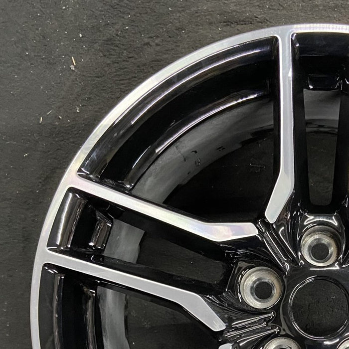 18" MUSTANG 18-23 18x8 , 10 spoke Original OEM Wheel Rim - Side Profile