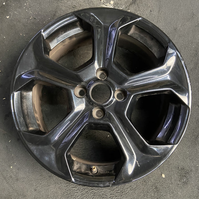 17" FIESTA 16-19 17x7, , black Original OEM Wheel Rim - Additional View