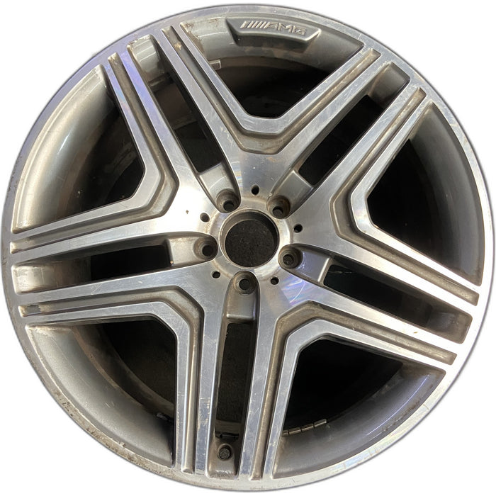 21" MERCEDES GL-CLASS 13 166 Type; GL63, Original OEM Wheel Rim - Front View