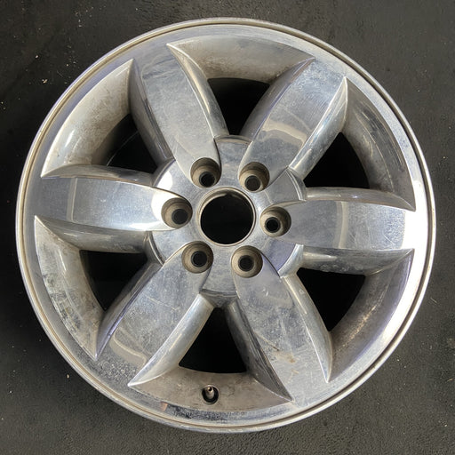 20" SIERRA 1500 PICKUP 09-11 20x8.5, 6 spoke, chrome, flat faced spoke, w/o - Additional View