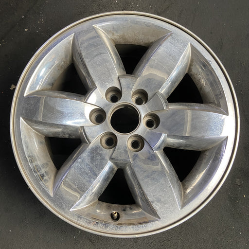 20" SIERRA 1500 PICKUP 09-11 20x8.5, 6 spoke, chrome, flat faced spoke, w/o - Additional View