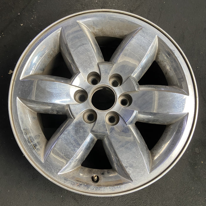 20" SIERRA 1500 PICKUP 09-11 20x8.5, 6 spoke, chrome, flat faced spoke, w/o - Additional View