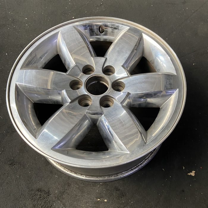 20" SIERRA 1500 PICKUP 09-11 20x8.5, 6 spoke, chrome, flat faced spoke, w/o - View 8