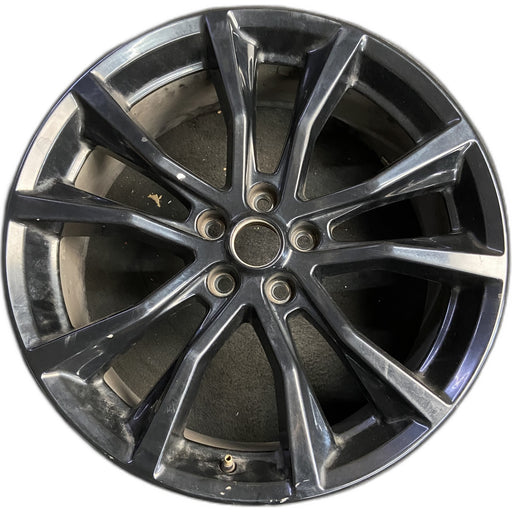 20" FLEX 16-19 20x8 , , , black Original OEM Wheel Rim - Front View