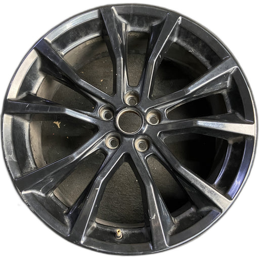 20" FLEX 16-19 20x8 , , , black Original OEM Wheel Rim - Front View
