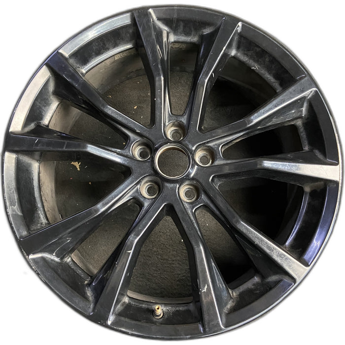 20" FLEX 16-19 20x8 , , , black Original OEM Wheel Rim - Front View