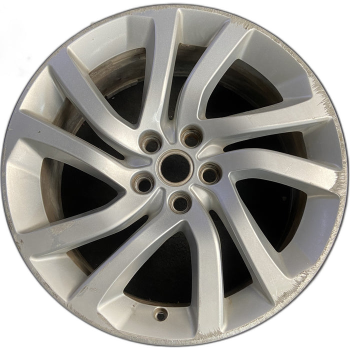 20" DISCOVERY 17-20 20x8.5 , 5 spoke , silver Original OEM Wheel Rim - Front View