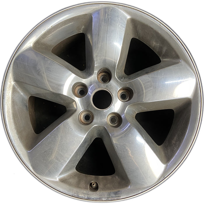 20" DODGE 1500 PICKUP 13 , 20x8, chrome clad Original OEM Wheel Rim - Front View