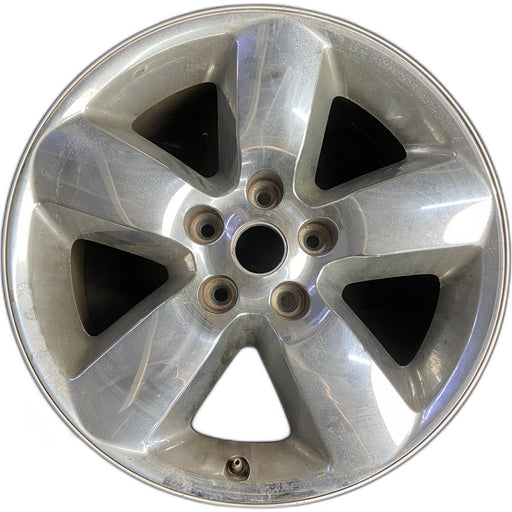 20" DODGE 1500 PICKUP 13 , 20x8, chrome clad Original OEM Wheel Rim - Front View