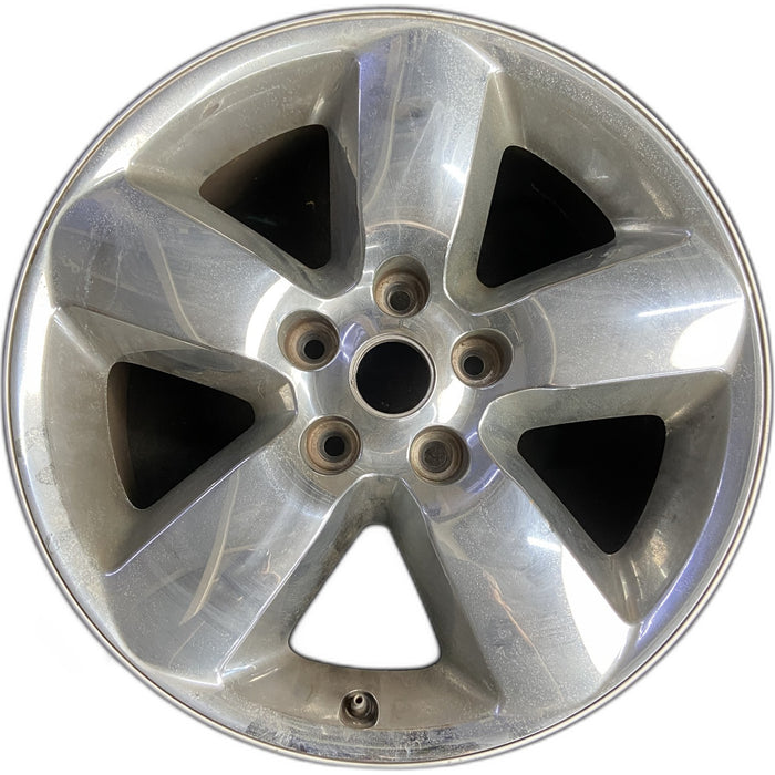 20" DODGE 1500 PICKUP 13 , 20x8, chrome clad Original OEM Wheel Rim - Front View
