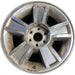 20" AVALANCHE 1500 09-10 20x8.5, 5 spoke, covered lug nuts, grooved spoke - Front View