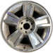 20" AVALANCHE 1500 09-10 20x8.5, 5 spoke, covered lug nuts, grooved spoke - Front View