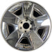 20" AVALANCHE 1500 09-10 20x8.5, 5 spoke, covered lug nuts, grooved spoke - Front View