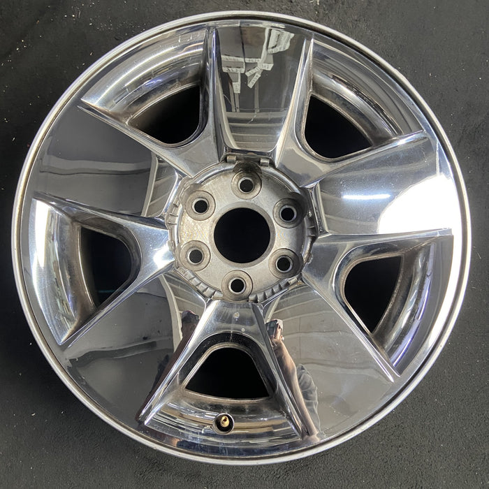 20" AVALANCHE 1500 09-10 20x8.5, 5 spoke, covered lug nuts, grooved spoke - Additional View