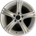17" BMW 320i 12-13 , 17x7.5 , 5 spoke, triple edge spoke Original OEM Wheel Rim - Front View