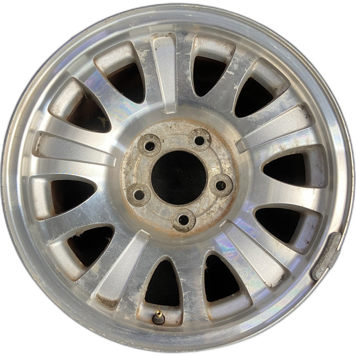 17" EXPEDITION 00 14mm lug , 17x7.5, aluminum, 10 triangular holes Original OEM - Front View