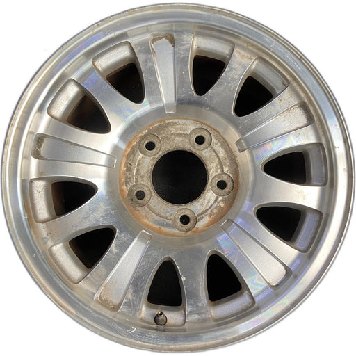 17" EXPEDITION 00 14mm lug , 17x7.5, aluminum, 10 triangular holes Original OEM - Front View