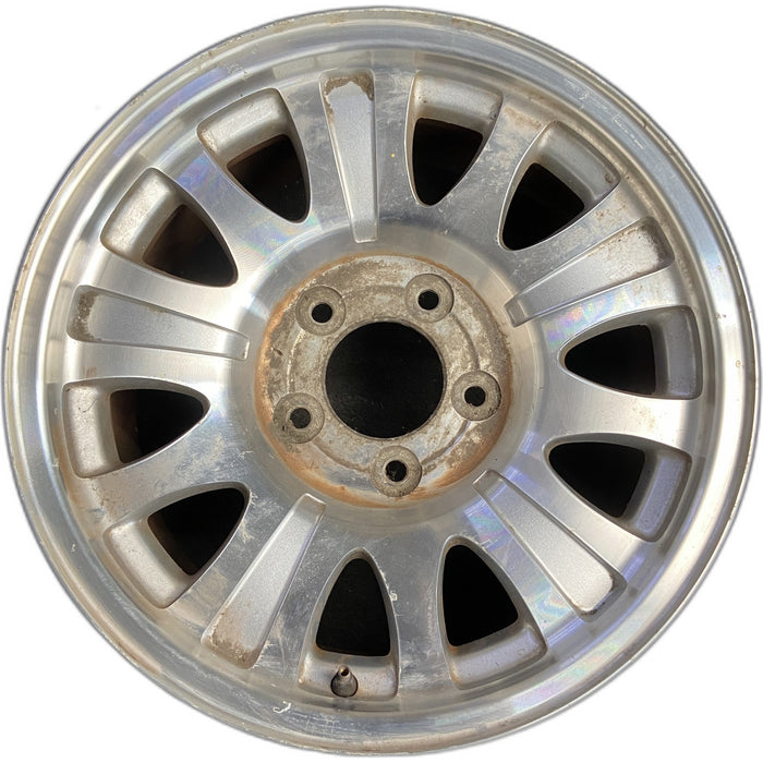 17" EXPEDITION 00 14mm lug , 17x7.5, aluminum, 10 triangular holes Original OEM - Front View