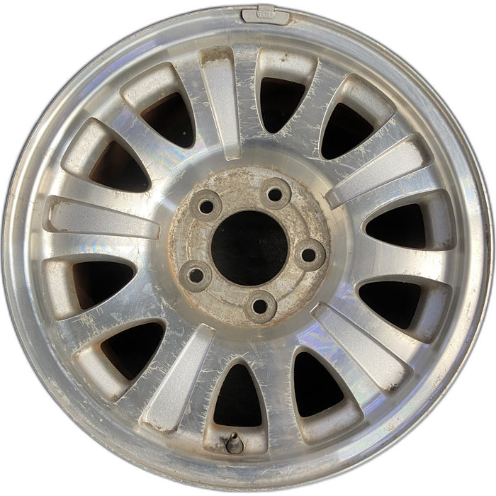 17" EXPEDITION 00 14mm lug , 17x7.5, aluminum, 10 triangular holes Original OEM - Front View