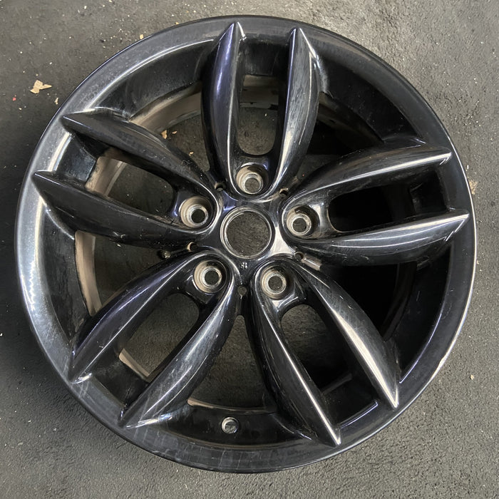 17" COUNTRYMAN 11-12 17x7, , 5 twin spoke, black Original OEM Wheel Rim - Additional View