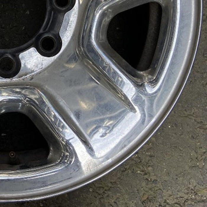 18" DODGE 2500 PICKUP 26 , 18x8, 5 spoke , chrome Original OEM Wheel Rim - Back View