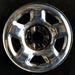 17" EXPEDITION 03 , steel, chrome, Original OEM Wheel Rim - Front View