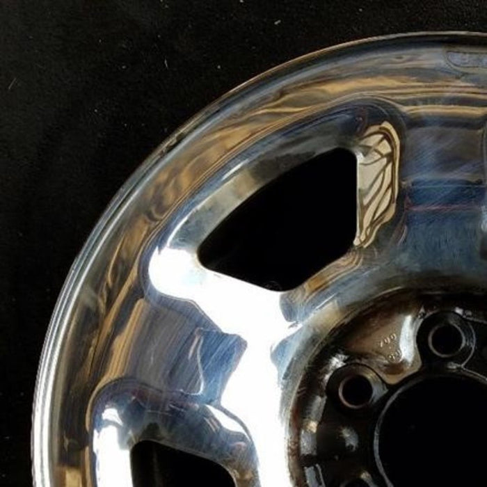 17" EXPEDITION 03 , steel, chrome, Original OEM Wheel Rim - Side Profile
