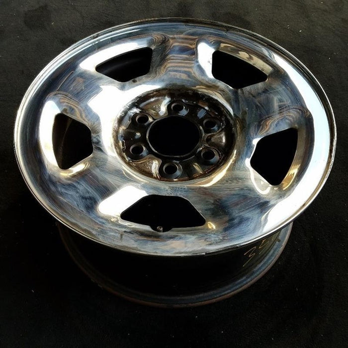 17" EXPEDITION 03 , steel, chrome, Original OEM Wheel Rim - View 7
