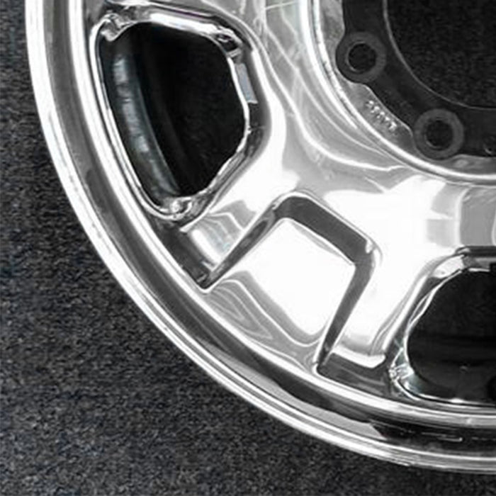 18" FORD F250SD PICKUP 05 18x8 , 5 spoke , steel, chrome Original OEM Wheel Rim - Additional View