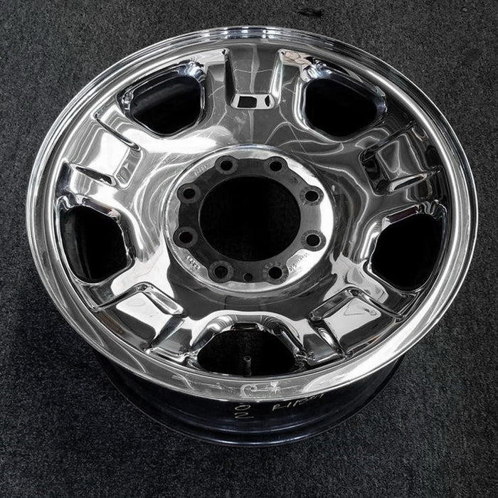 18" FORD F250SD PICKUP 05 18x8 , 5 spoke , steel, chrome Original OEM Wheel Rim - View 8