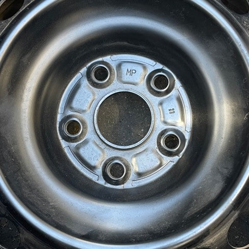 17" COROLLA CROSS 22-26 17x6.5, steel Original OEM Wheel Rim - Angle View