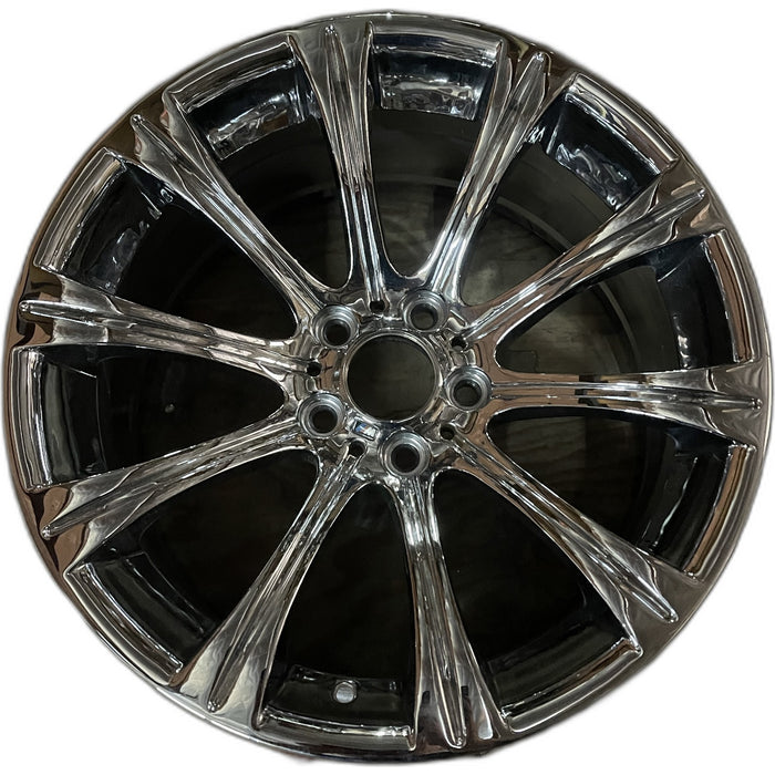 19" BMW M5 06-10 19x9.5 , 10 flared spoke Original OEM Wheel Rim - Front View