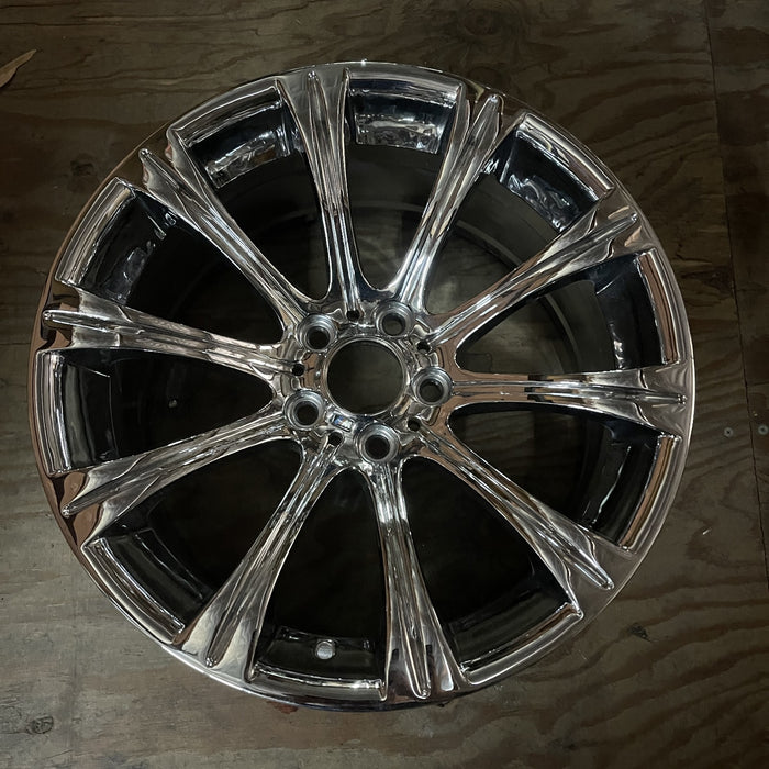 19" BMW M5 06-10 19x9.5 , 10 flared spoke Original OEM Wheel Rim - Additional View
