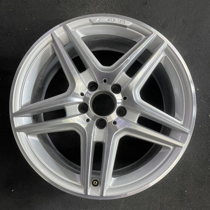 18" MERCEDES E-CLASS 11 207 Type, Cpe, E550, 18x8.5 Original OEM Wheel Rim - Front View
