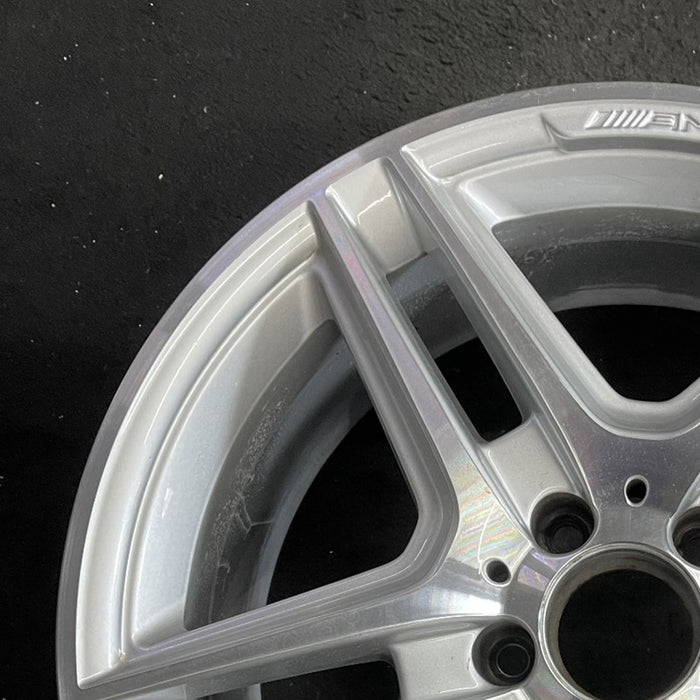 18" MERCEDES E-CLASS 11 207 Type, Cpe, E550, 18x8.5 Original OEM Wheel Rim - Side Profile