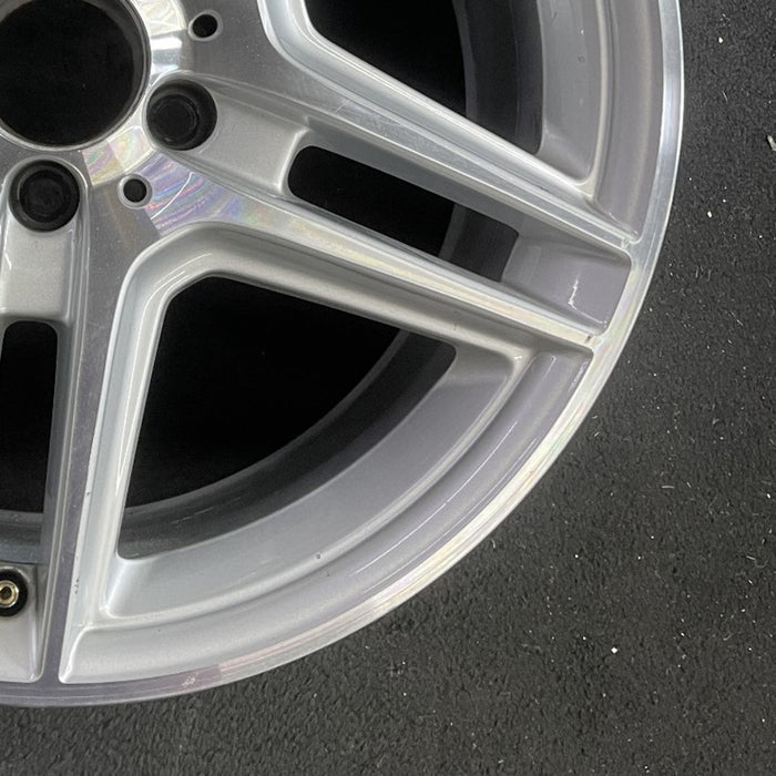 18" MERCEDES E-CLASS 11 207 Type, Cpe, E550, 18x8.5 Original OEM Wheel Rim - Back View