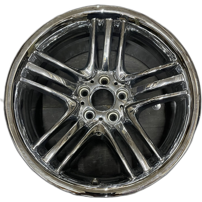 19" BMW 745i 02-05 19x9 , 15 spoke Original OEM Wheel Rim - Front View