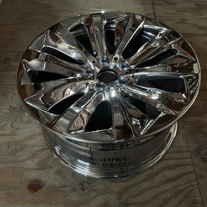19" BMW 740i 11-15 19x8.5 , 10 spoke , directional , L. Original OEM Wheel Rim - View 7