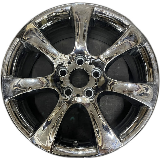 18" BMW 525i 06-07 18x8 , 7 spoke, flared end spoke , Xi Original OEM Wheel Rim - Front View