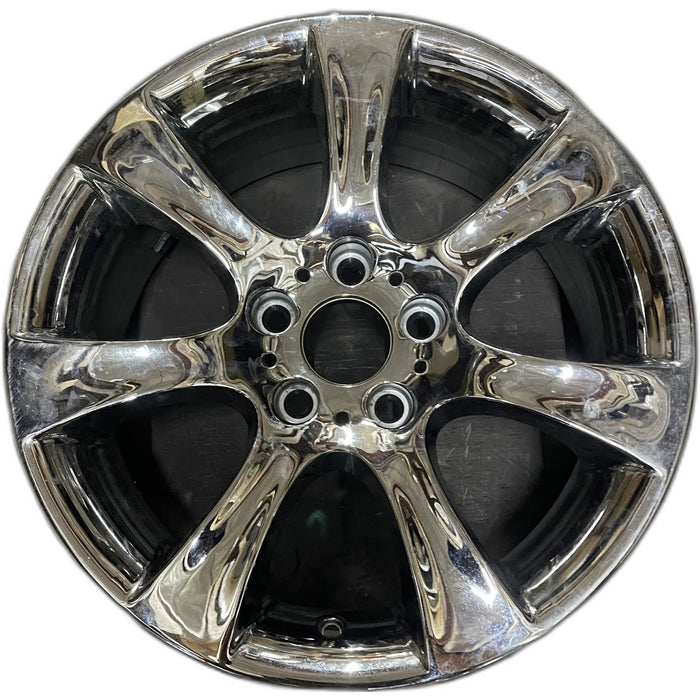 18" BMW 525i 06-07 18x8 , 7 spoke, flared end spoke , Xi Original OEM Wheel Rim - Front View