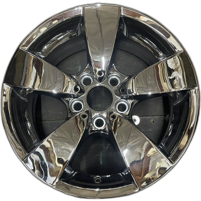 17" BMW 525i 06-07 17x7.5 , 5 spoke, Xi , small hole in spokes Original OEM - Front View