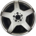 18" MERCEDES CL-CLASS 03-04 215 Type; CL500, 18x9 Original OEM Wheel Rim - Front View
