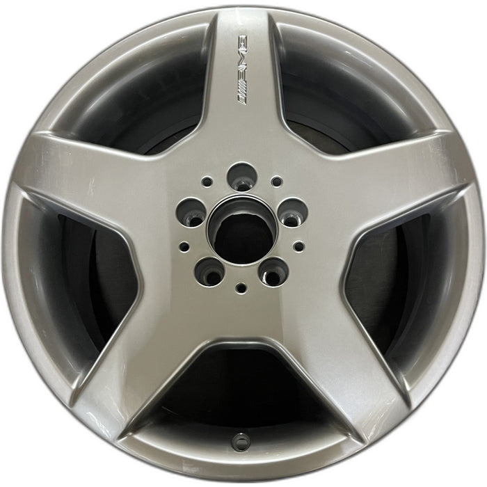 18" MERCEDES CL-CLASS 03-04 215 Type; CL500, 18x9 Original OEM Wheel Rim - Front View