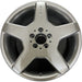 18" MERCEDES CL-CLASS 03-04 215 Type; CL500, 18x9 Original OEM Wheel Rim - Front View