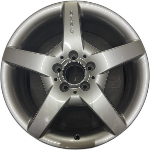 17" MERCEDES CLK 06 209 Type; CLK500, 17x7.5 Original OEM Wheel Rim - Front View