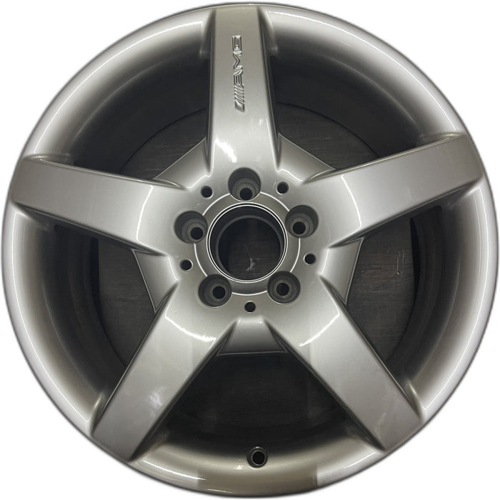 17" MERCEDES CLK 06 209 Type; CLK500, 17x7.5 Original OEM Wheel Rim - Front View