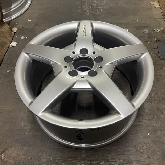 17" MERCEDES CLK 06 209 Type; CLK500, 17x7.5 Original OEM Wheel Rim - View 7