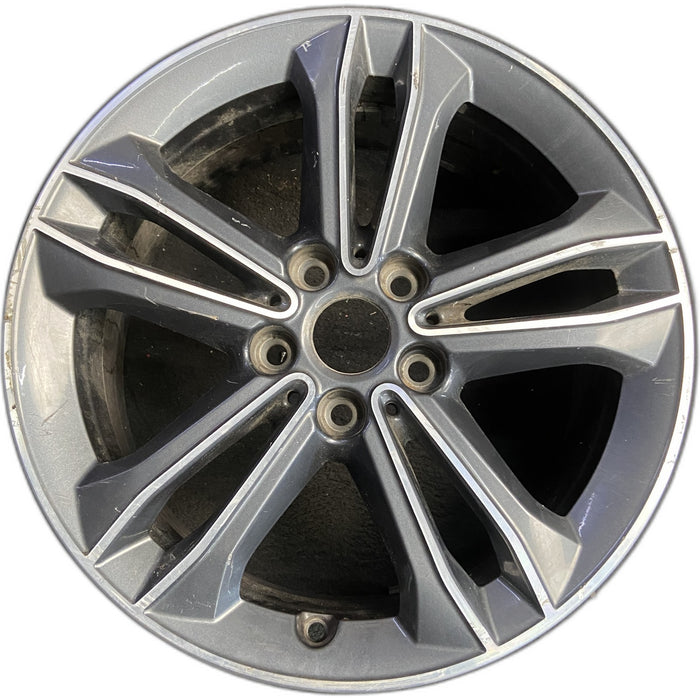 17" BMW 228i 20 , 17x7.5, 5 spoke, double spoke Original OEM Wheel Rim - Front View