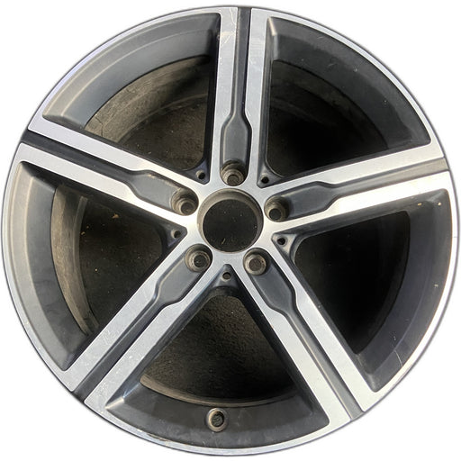 18" MERCEDES CLA-CLASS 20-23 118 Type, CLA250, 18x7.5, 5 spoke, straight spoke - Front View