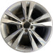 18" MERCEDES C-CLASS 15 205 Type, , C300, 18x8.5 Original OEM Wheel Rim - Front View